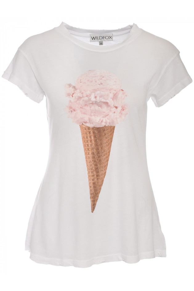 T-Shirt Weiß mit Print