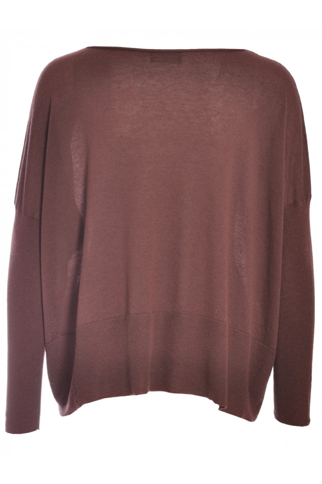 Oversized-Pullover Bordeaux