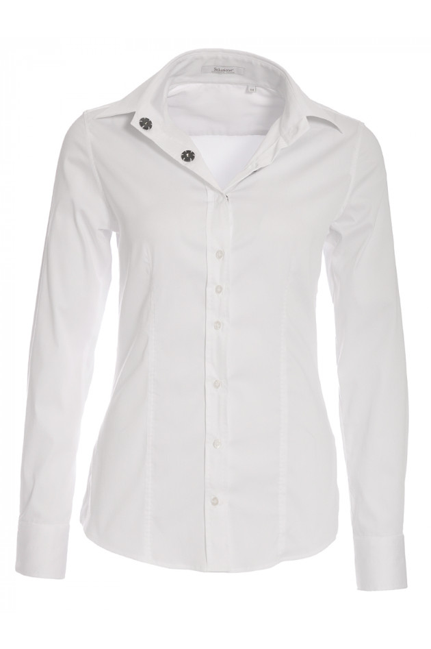 Bluse Weiß mit Patch