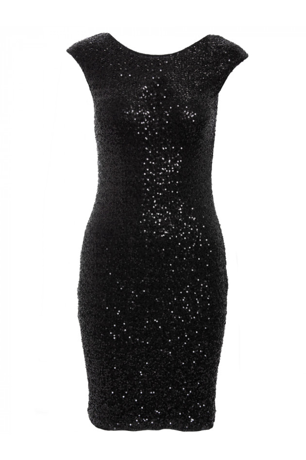 Paillettenkleid Schwarz