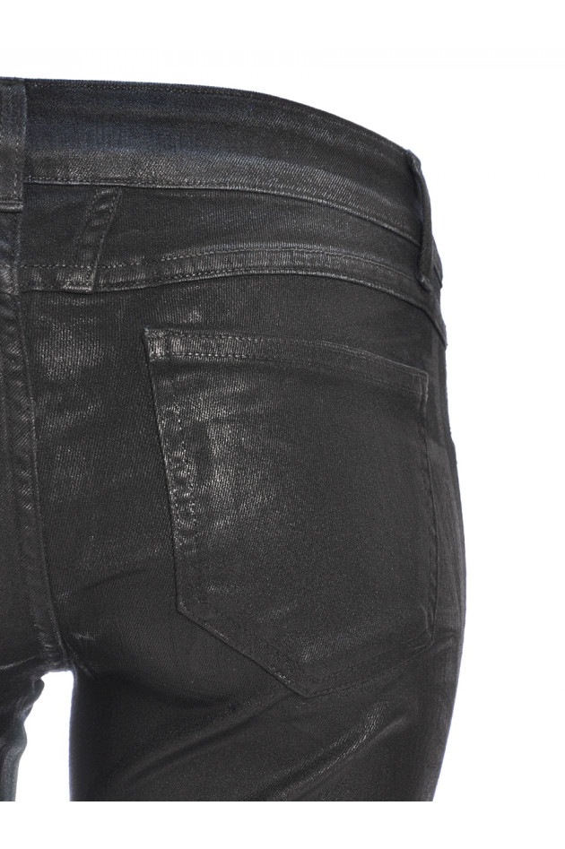Jeans Denim Schwarz beschichtet
