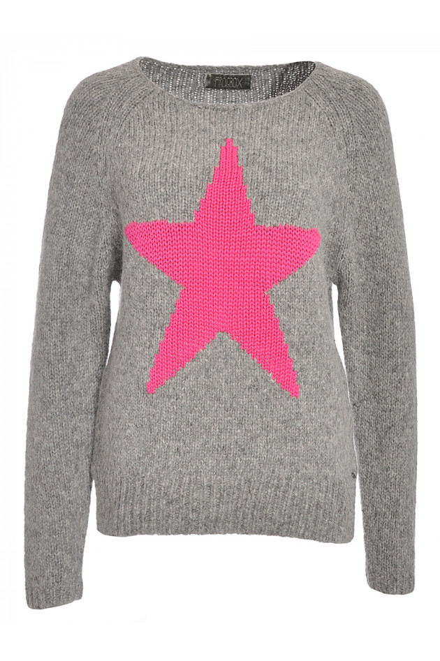 Princess Goes Hollywood Strickpullover Grau mit Stern