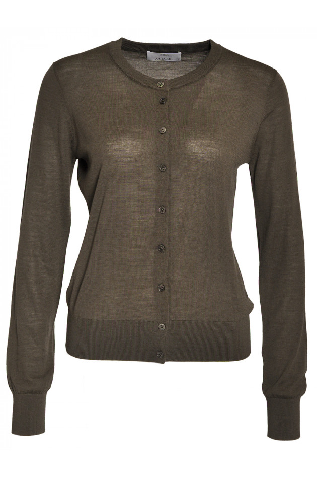 Strickjacke Oliv