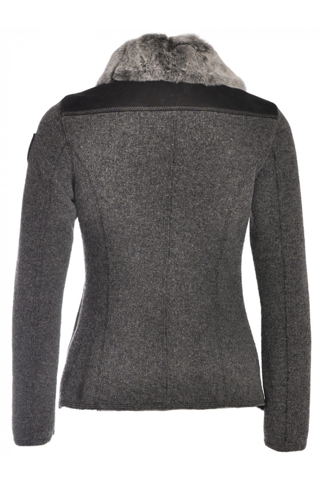 Lederjacke Schwarz