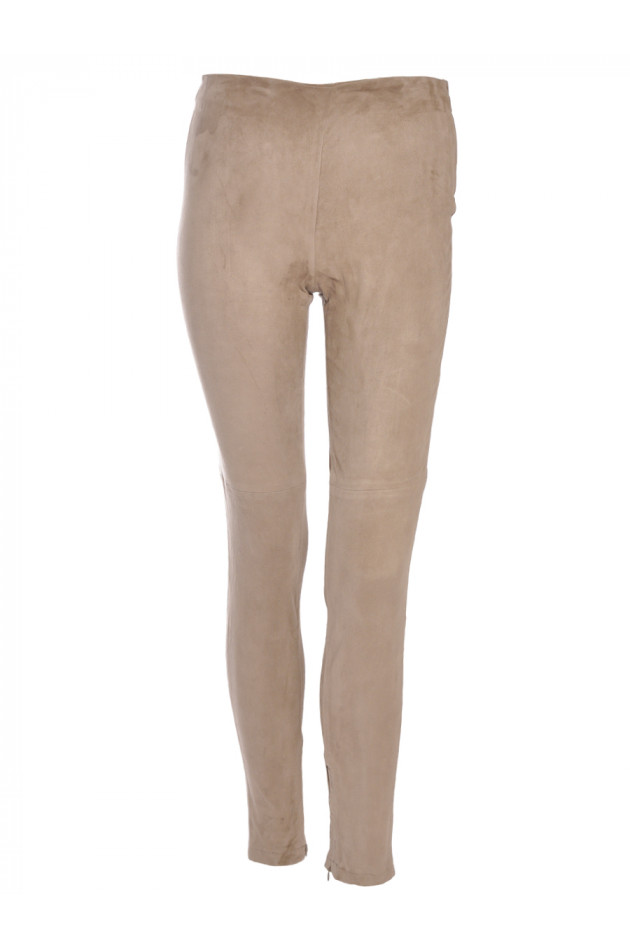 Lederhose Taupe