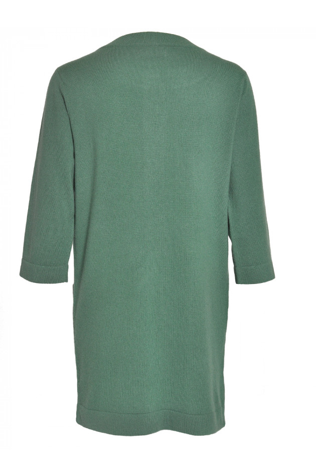 Kaschmirstrickjacke Mittelgrün