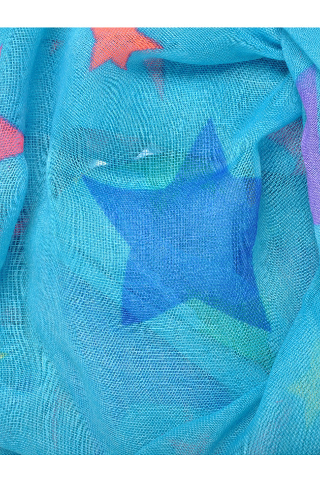 Schal Türkis mit Sternen Hugos by K