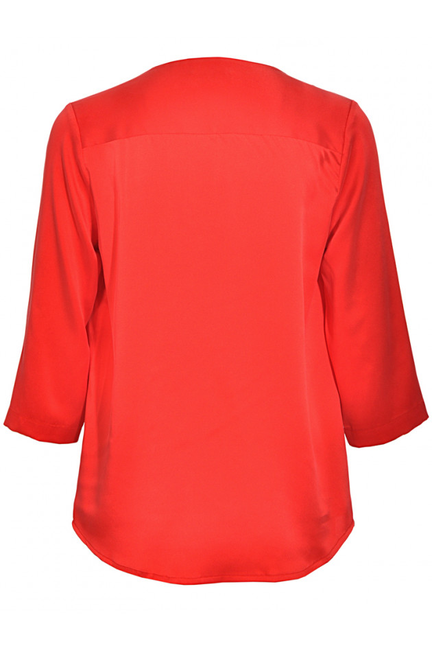 Olea Seidenbluse Rot