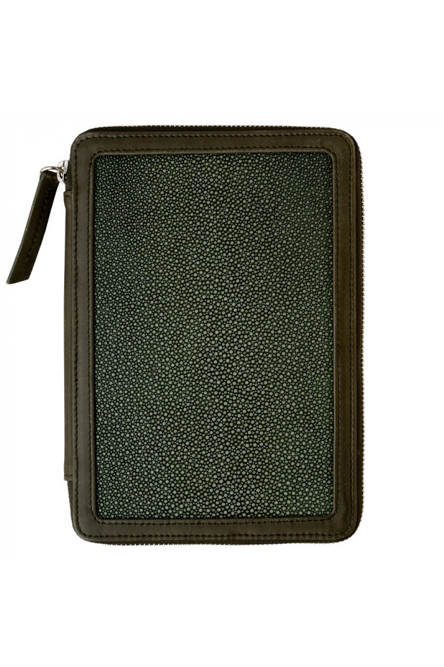 iPad Mini Lederhülle Military Green