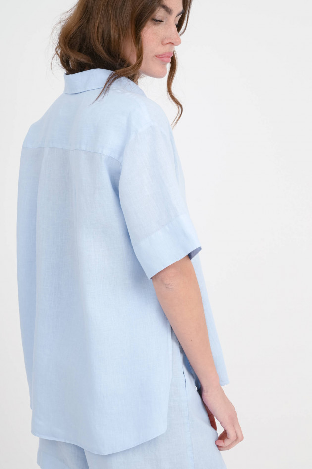 1868 Loose-Fit Leinenbluse ZOE in Hellblau