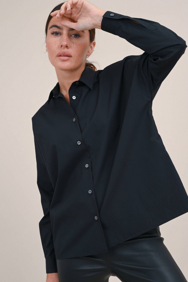 1868 Oversize Bluse GIOIA in Schwarz