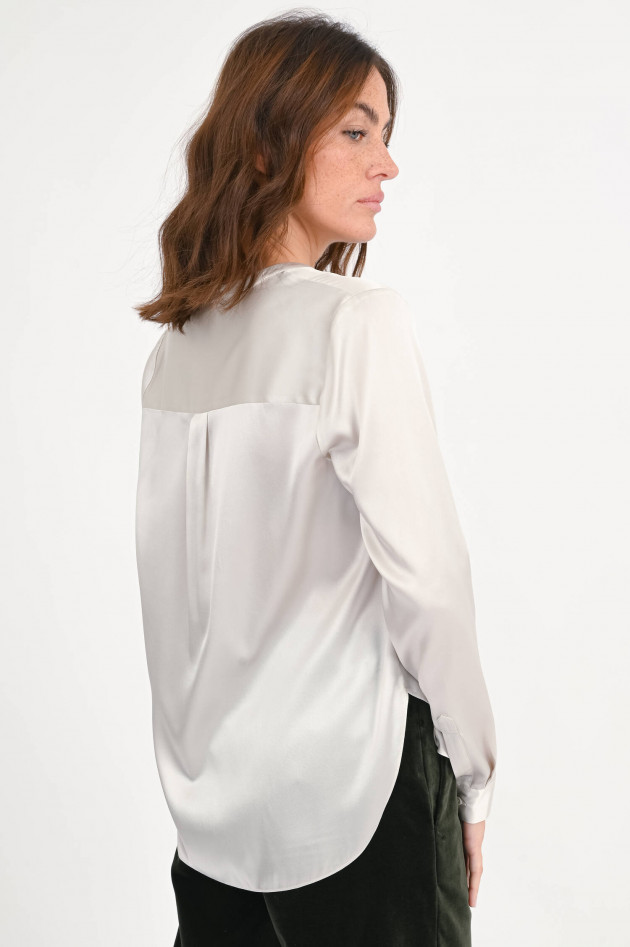1868 Seidenbluse in Marzipan