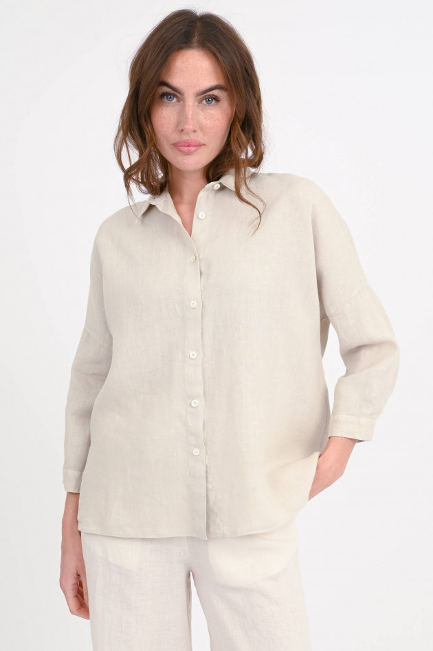 1868 Leinenbluse GIOIA in Stone