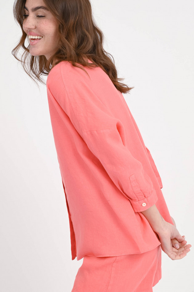 1868 Leinenbluse GIOIA in Coral