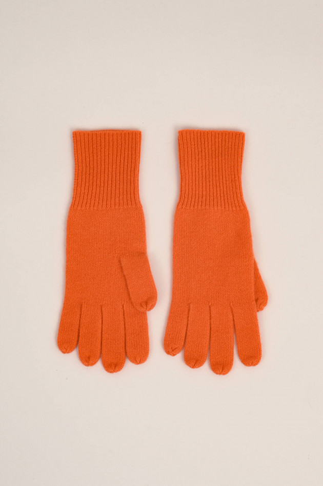 1868 Cashmere Handschuhe in Orange