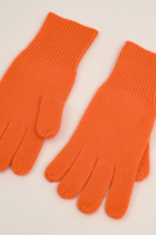 1868 Cashmere Handschuhe in Orange