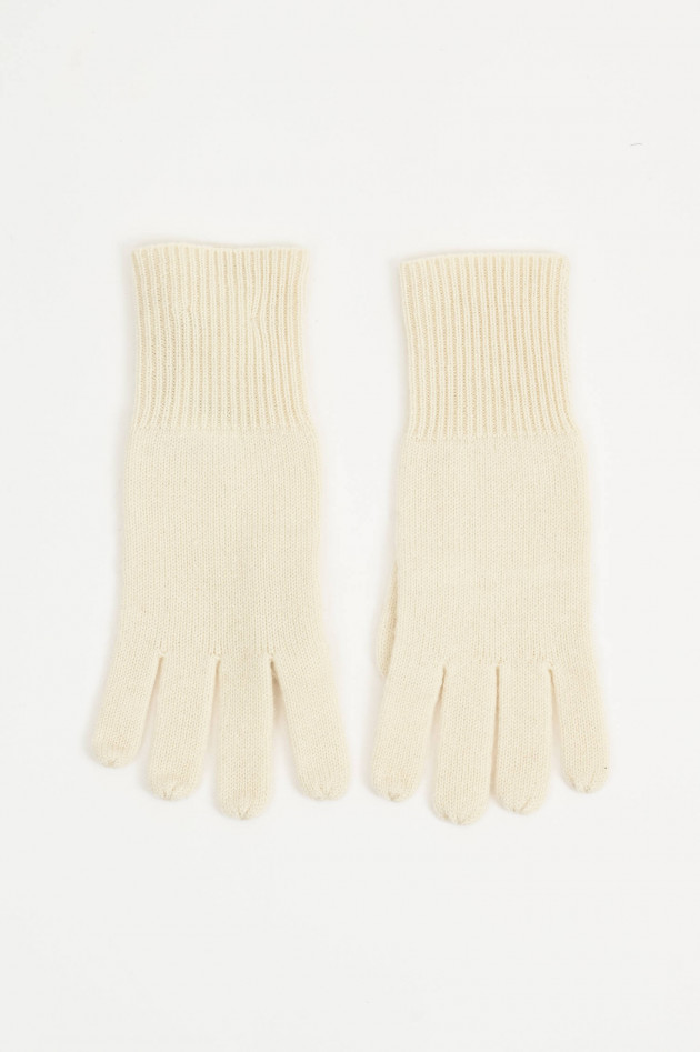 1868 Cashmere-Handschuhe in Creme