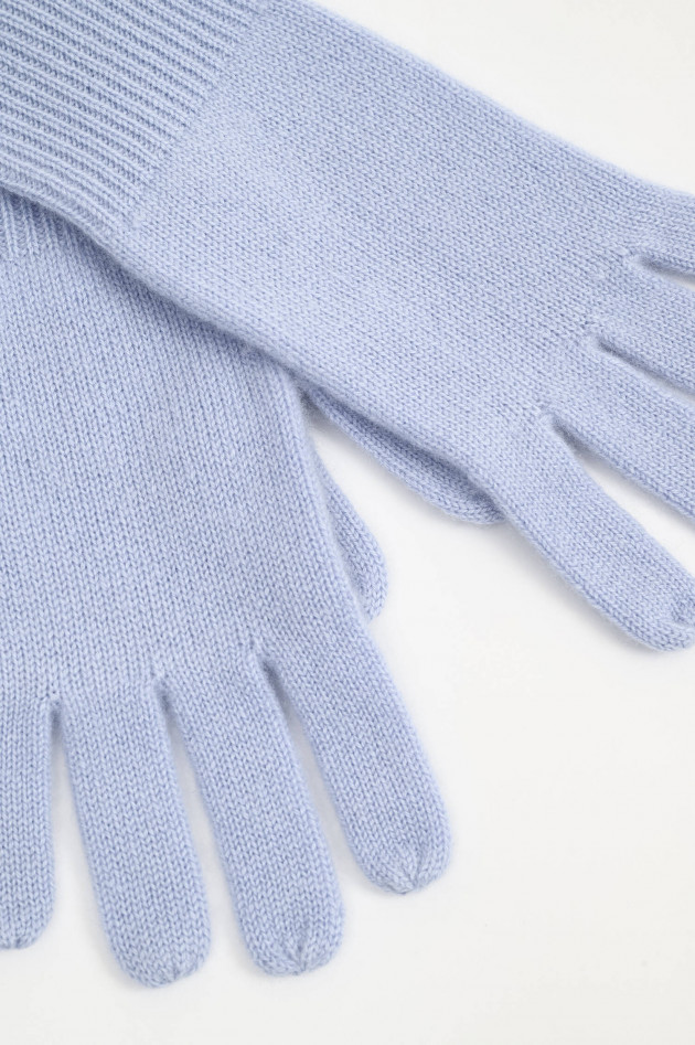 1868 Cashmere Handschuhe in Hellblau