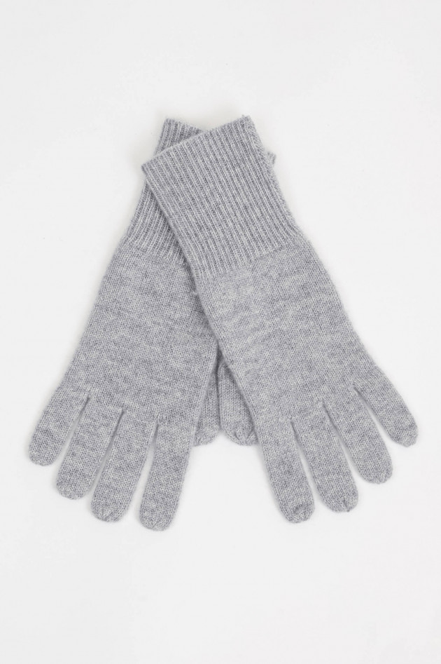 1868  Cashmere Handschuhe in Hellgrau