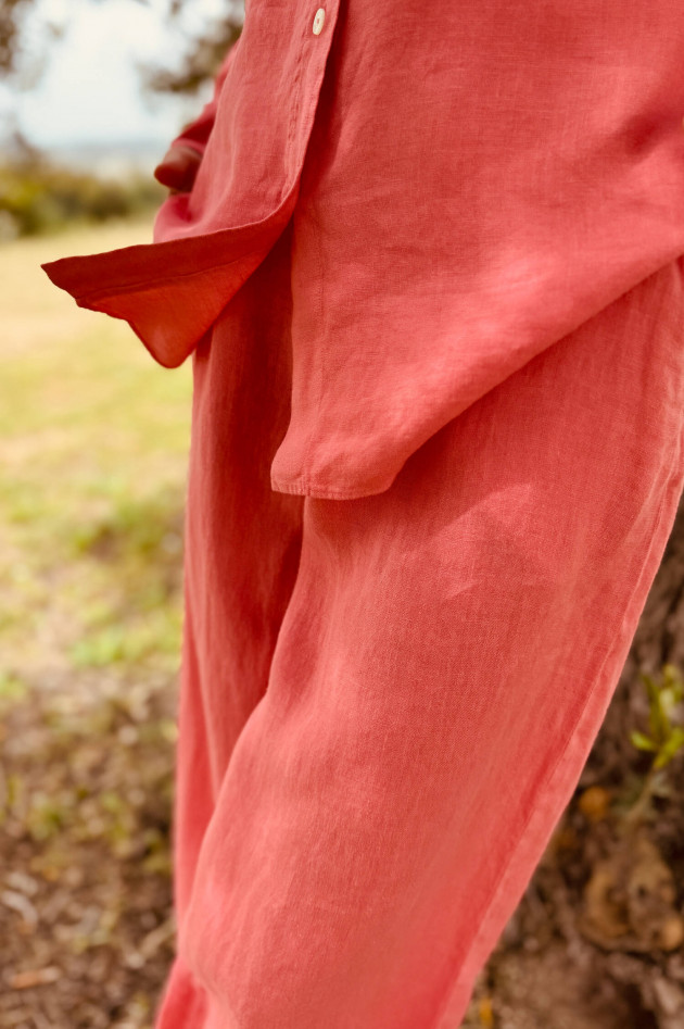 1868 Leinenhose SARY in Coral