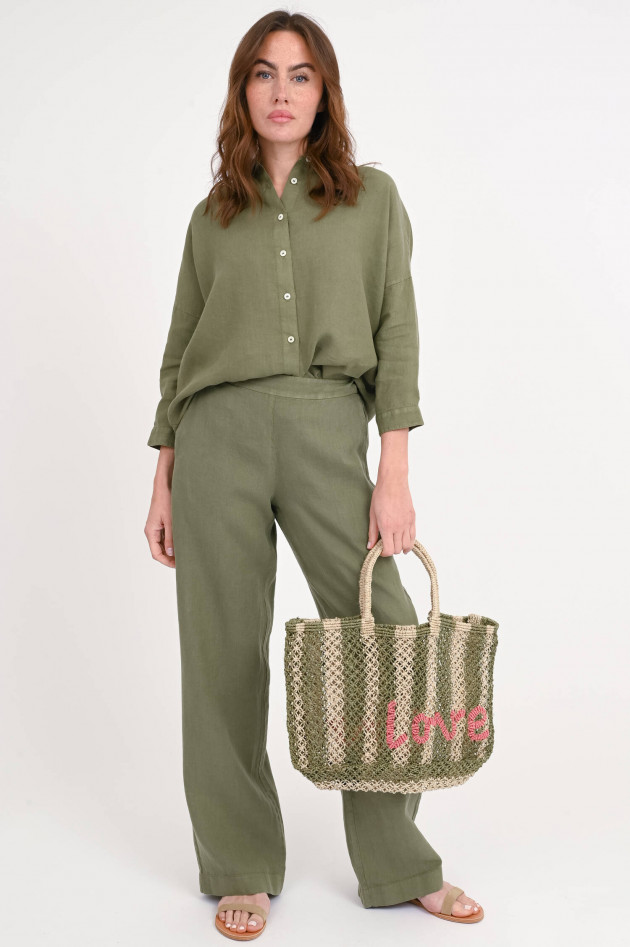 1868 Leinenhose SARY in Olive