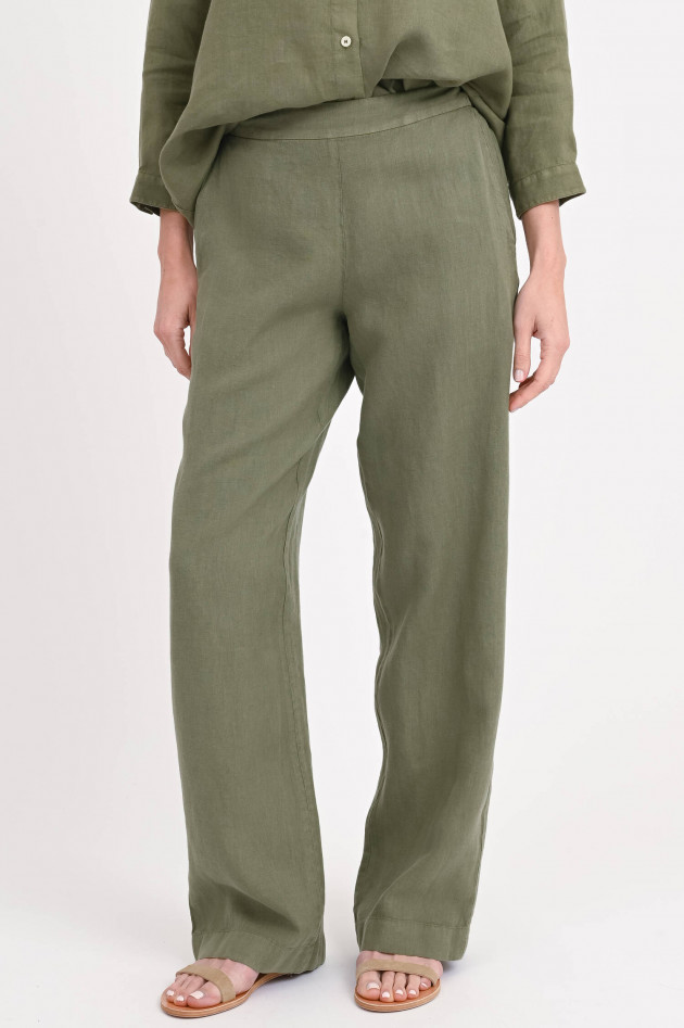 1868 Leinenhose SARY in Olive
