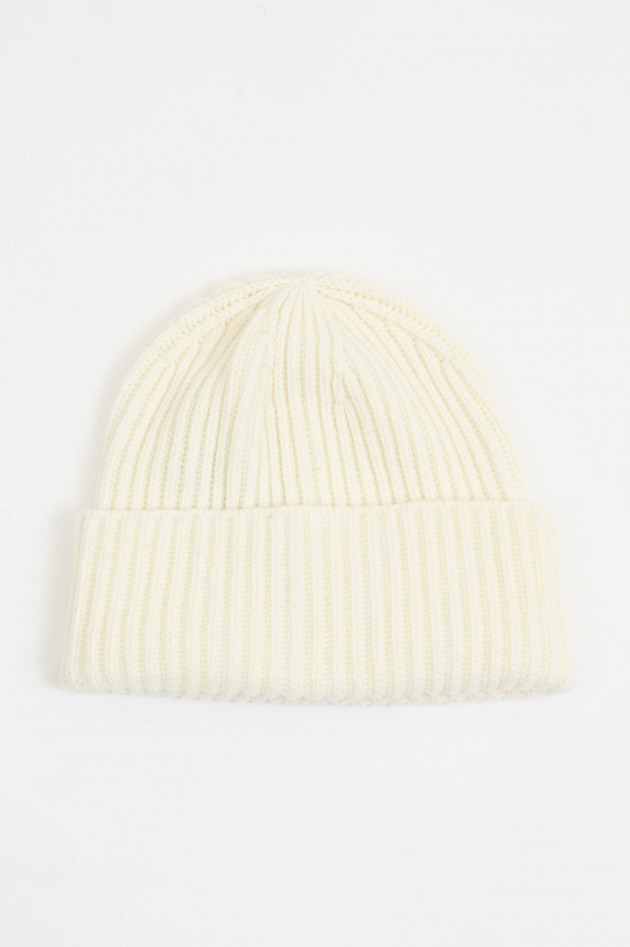 1868 Midi-Mütze BARI aus Cashmere in Creme