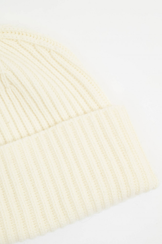 1868 Midi-Mütze BARI aus Cashmere in Creme