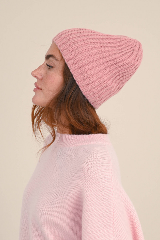 1868 Cashmere Beanie in Rosa