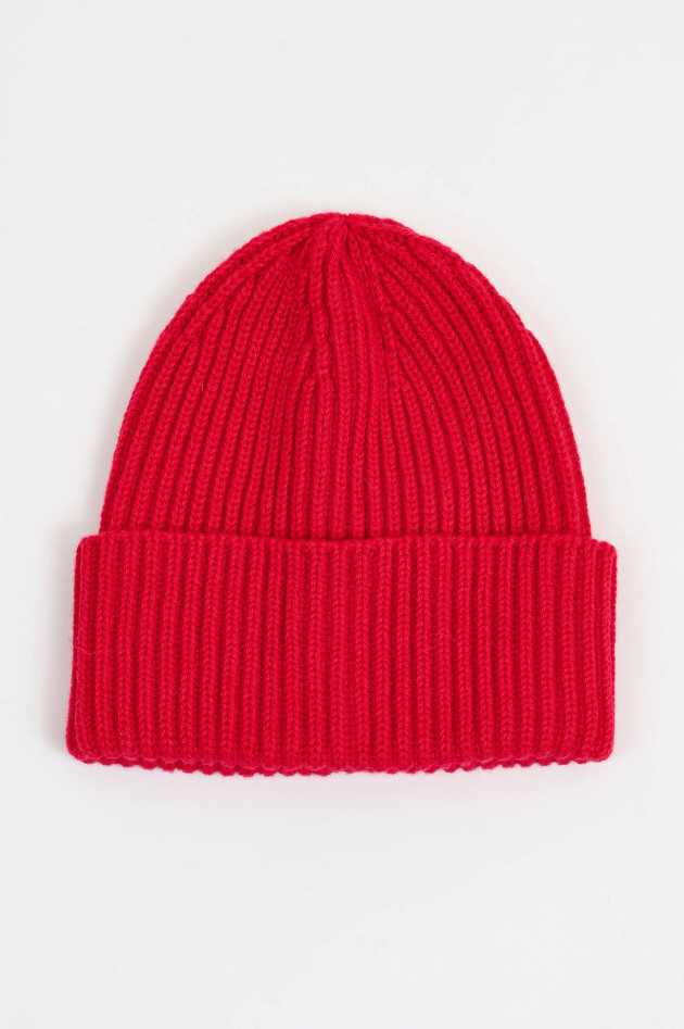 1868 Midi-Mütze BARI aus Cashmere in Rot