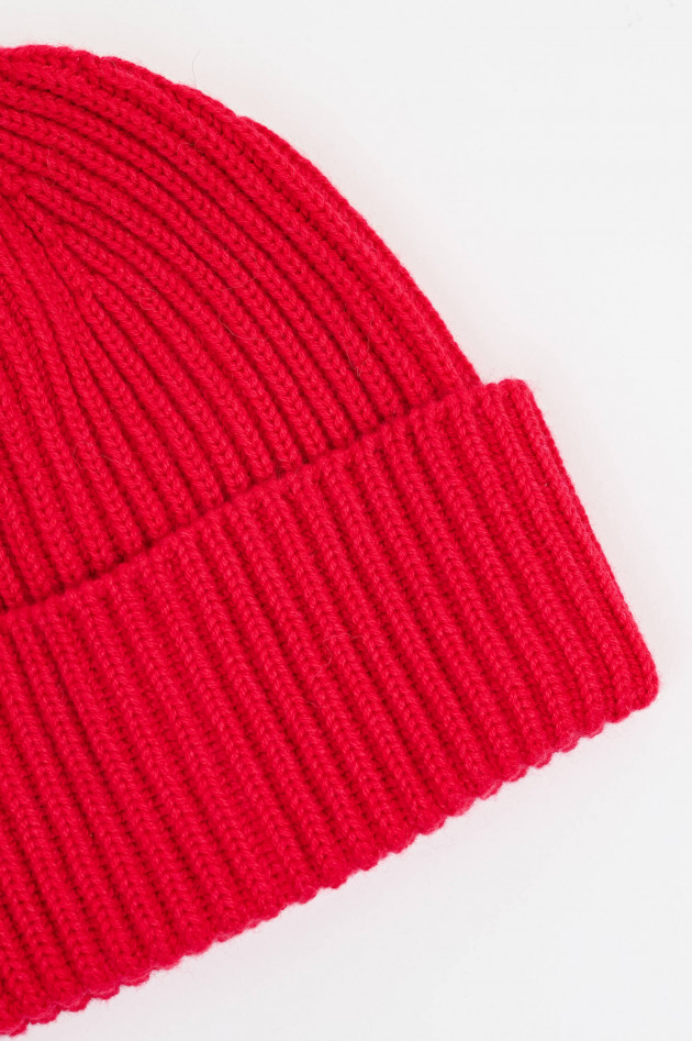 1868 Midi-Mütze BARI aus Cashmere in Rot