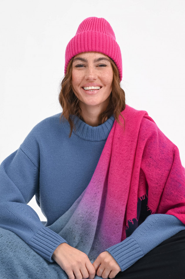 1868 Midi-Mütze BARI aus Cashmere in Pink