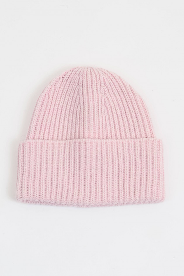1868 Midi-Mütze BARI aus Cashmere in Rose