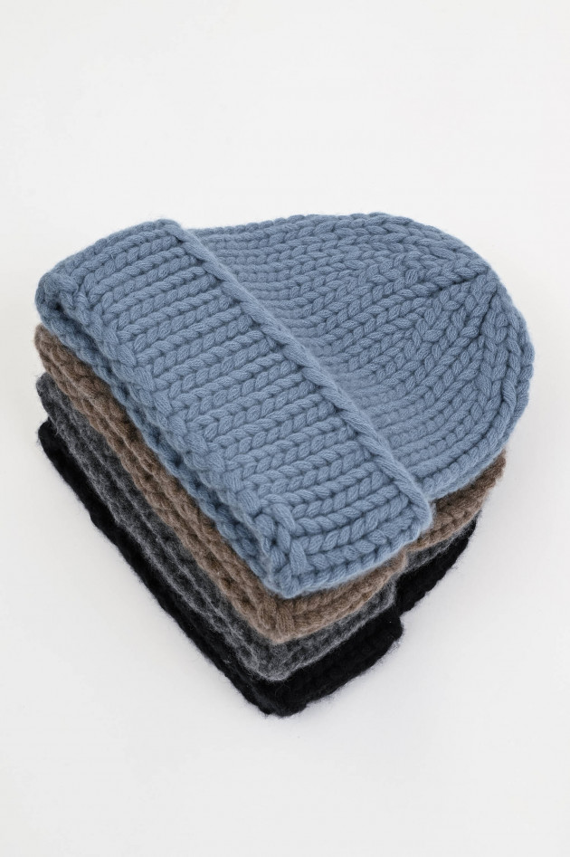 1868 Maxi-Cashmere-Mütze in Blau