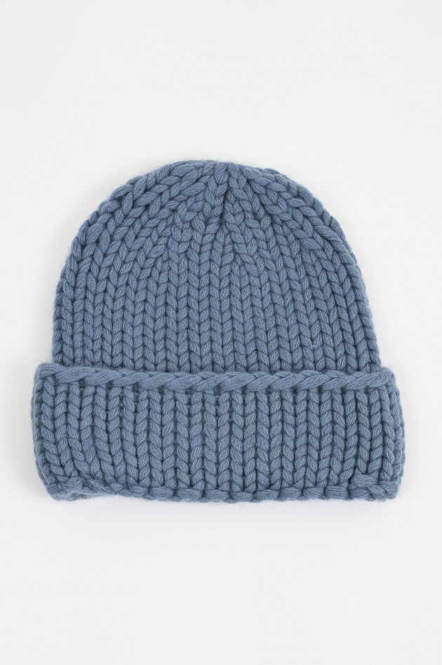 1868 Maxi-Cashmere-Mütze in Blau