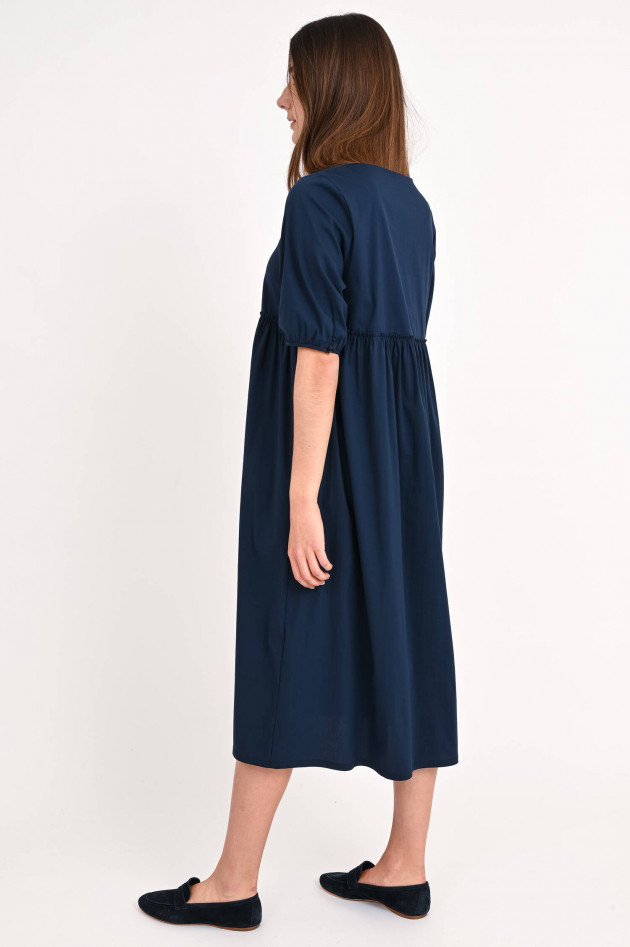 1868 Midikleid mit Raffung in Navy