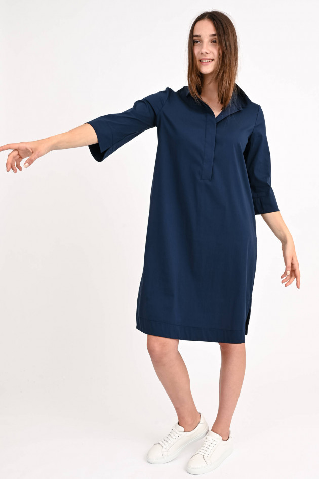 1868 Midi-Blusenkleid in Navy