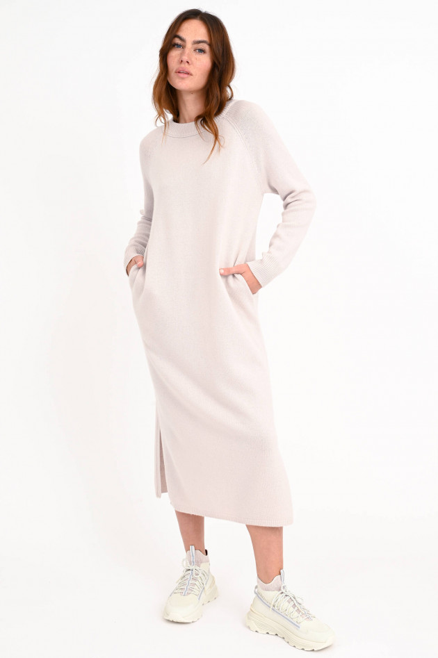 1868 Midi-Strickkleid aus Cashmere-Mix in Sand