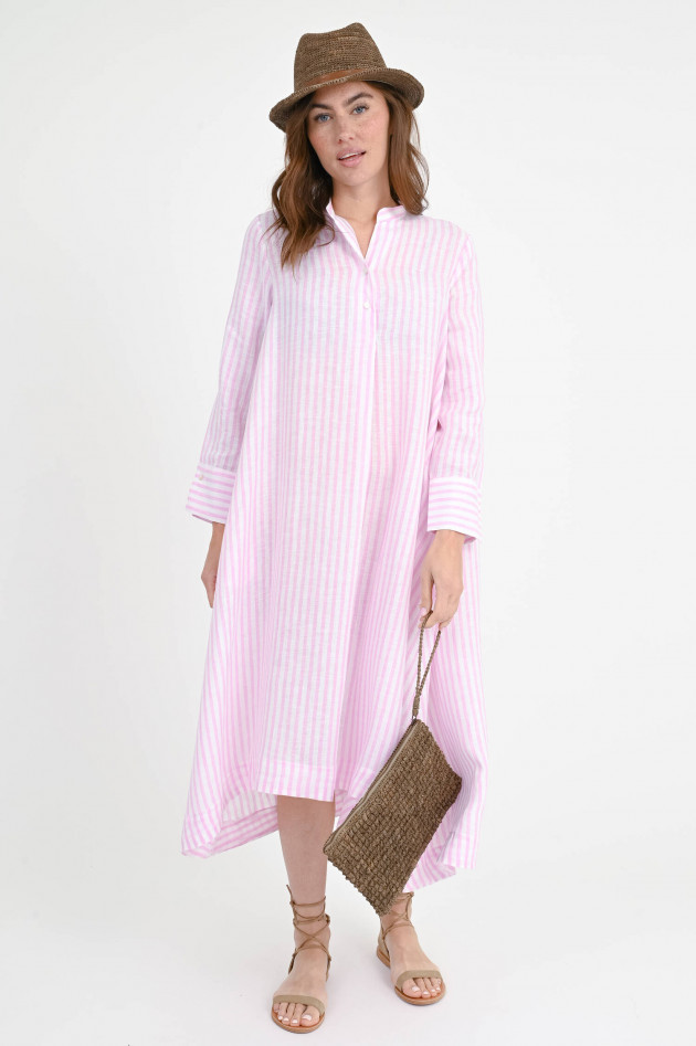1868 Midikleid OTORRA in Rosa/Weiß gestreift