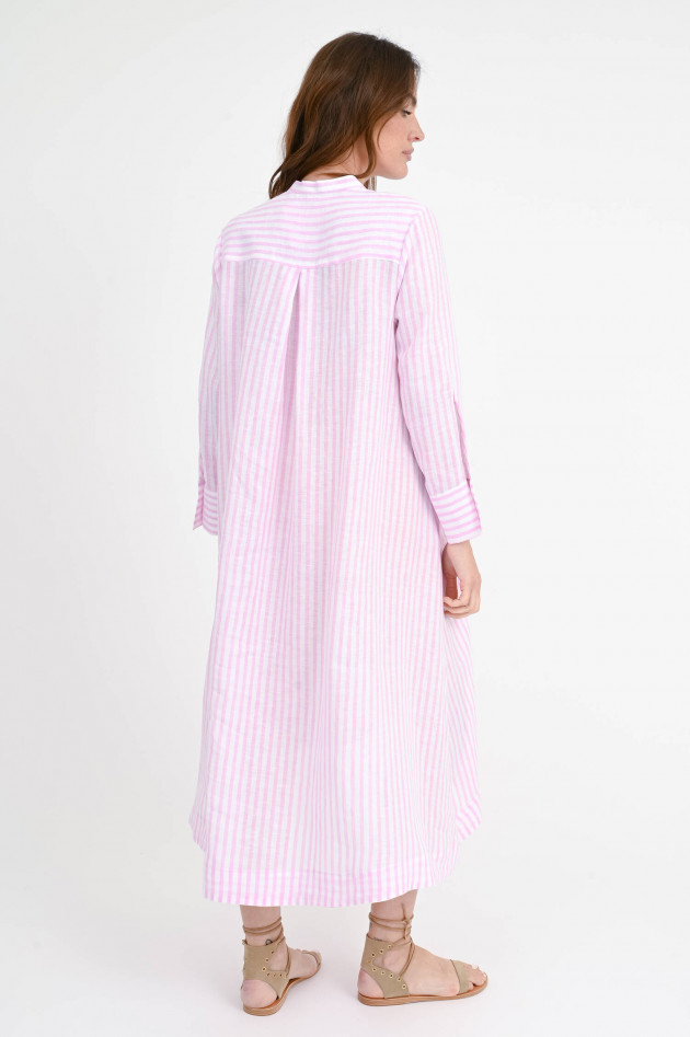 1868 Midikleid OTORRA in Rosa/Weiß gestreift