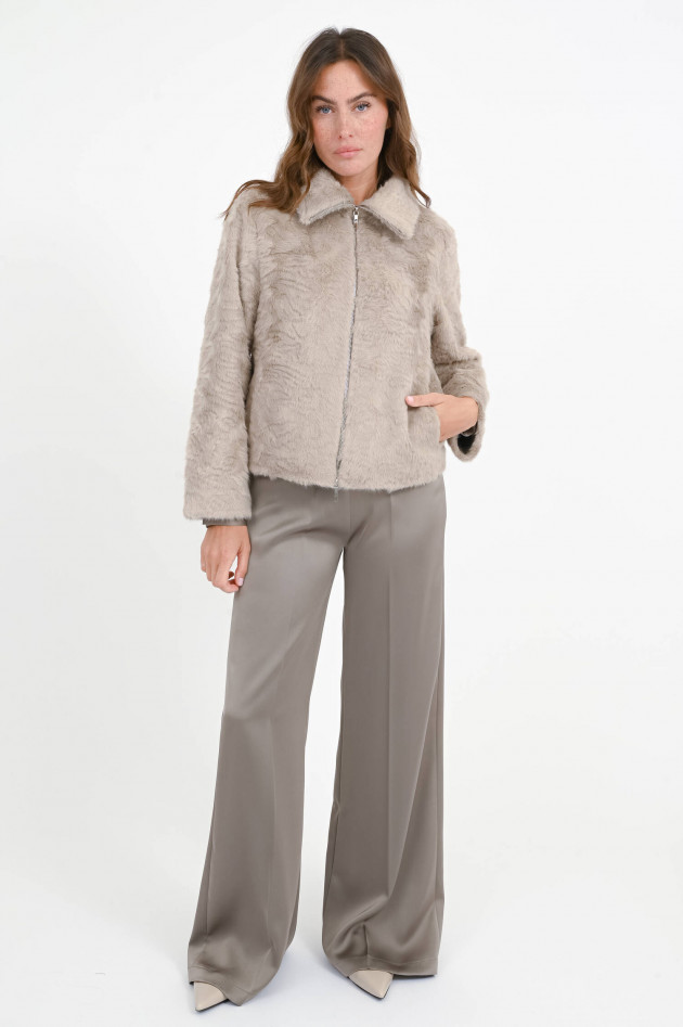 1868 Jacke XANA mit Stehkragen in Taupe