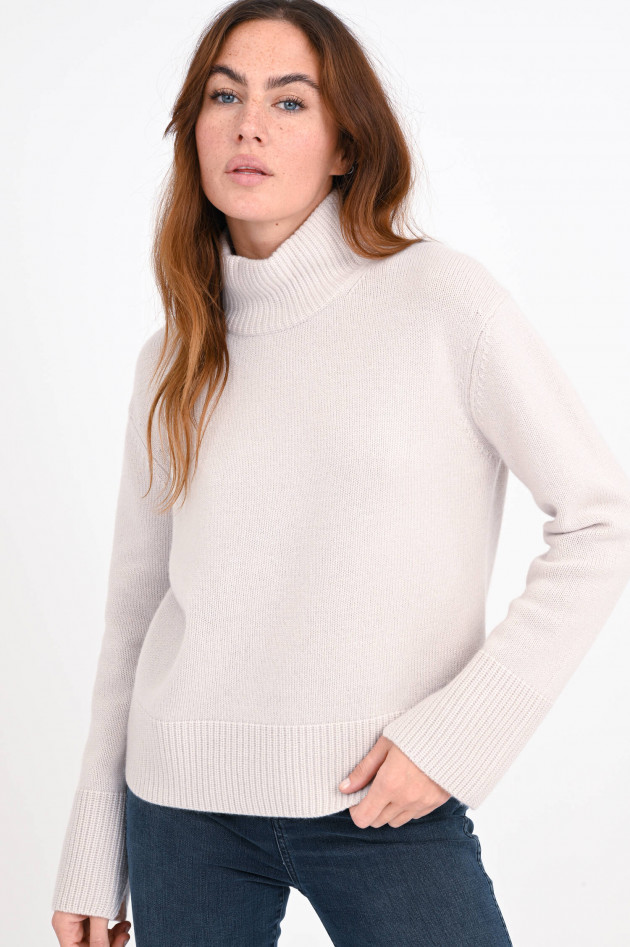 1868 Turtleneck-Pullover aus Cashmere in Sand