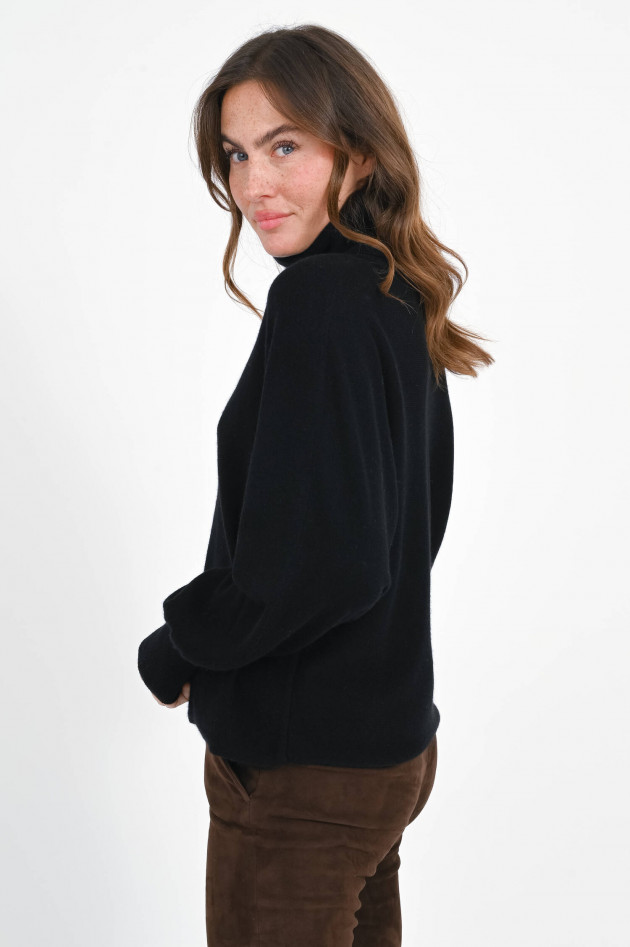 1868 Pullover aus Woll-Cashmere-Mix in Schwarz