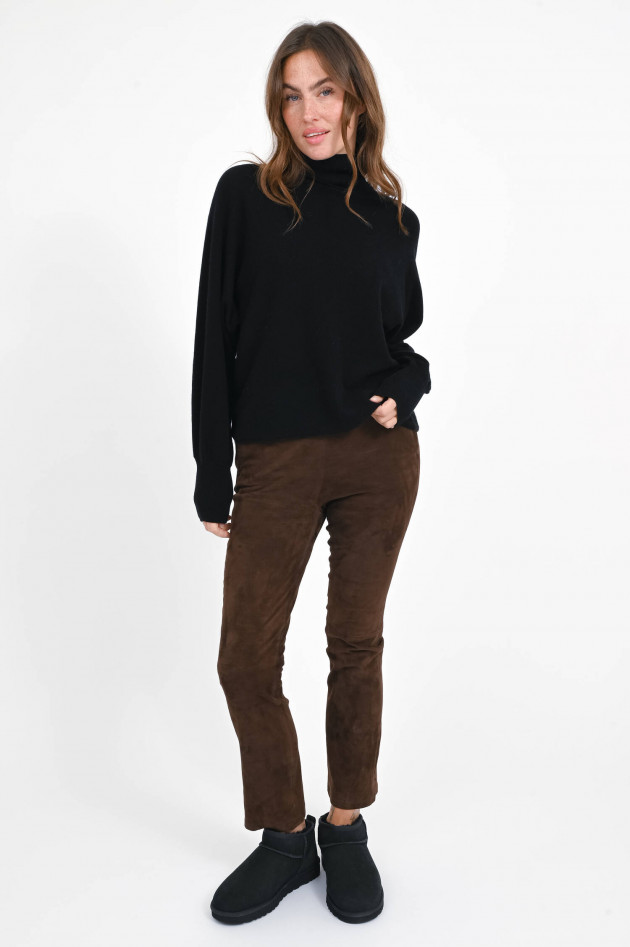 1868 Pullover aus Woll-Cashmere-Mix in Schwarz