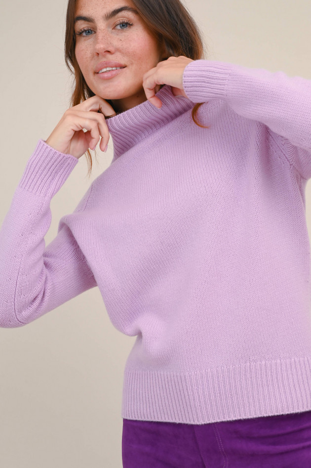 1868 Pullover aus Cashmere in Flieder