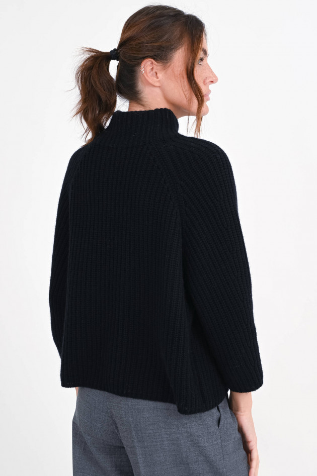 1868 Woll-Cashmere Pullover in Schwarz