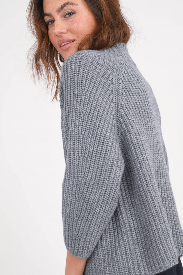 1868 Woll-Cashmere Pullover in Grau