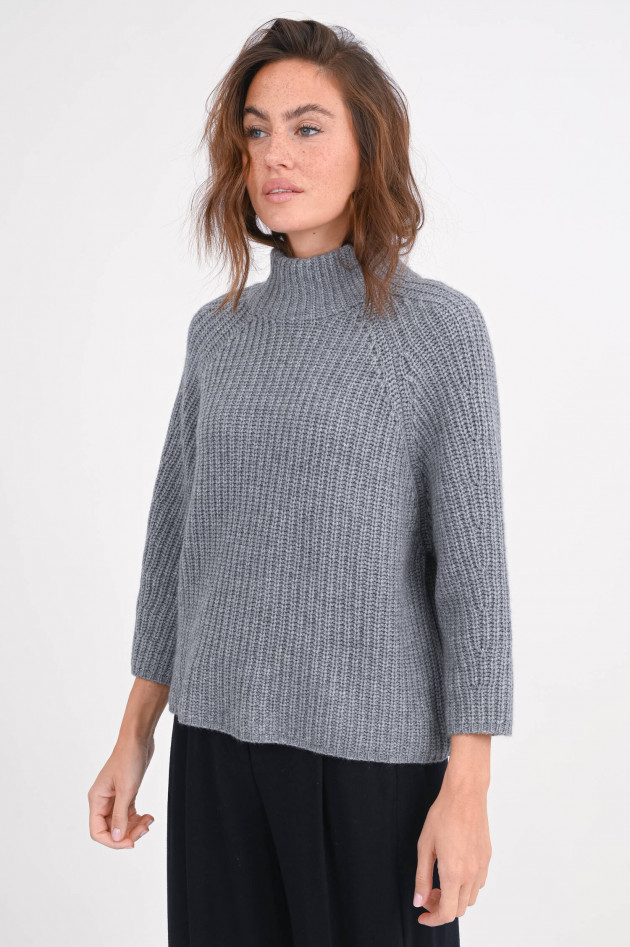 1868 Woll-Cashmere Pullover in Grau