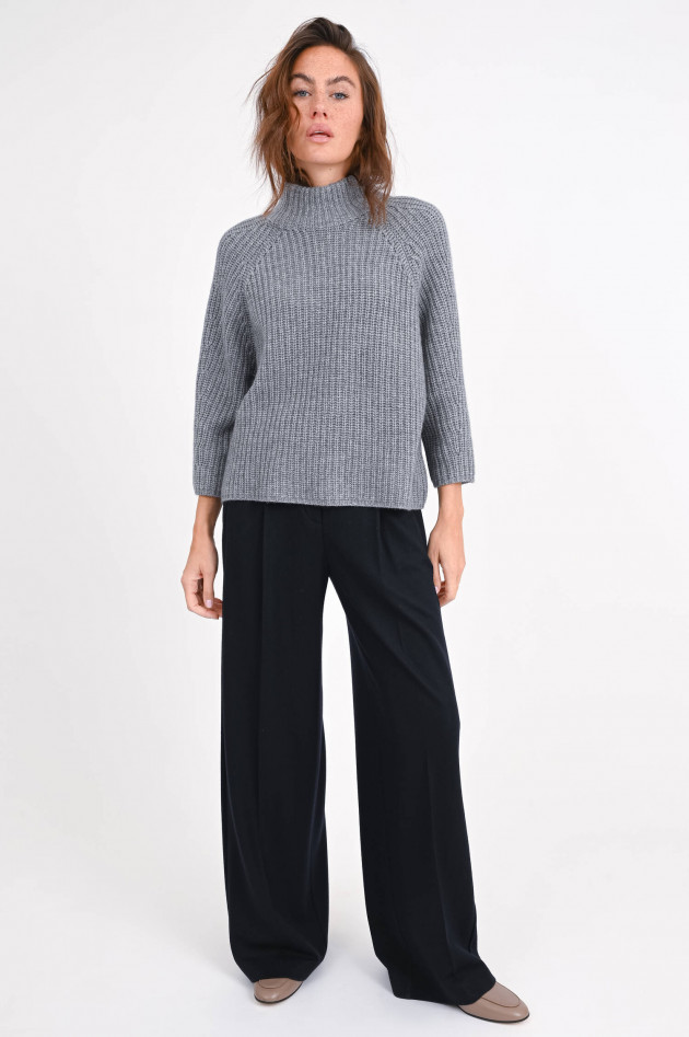 1868 Woll-Cashmere Pullover in Grau