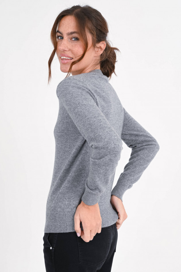1868 Cashmere Pullover in Grau
